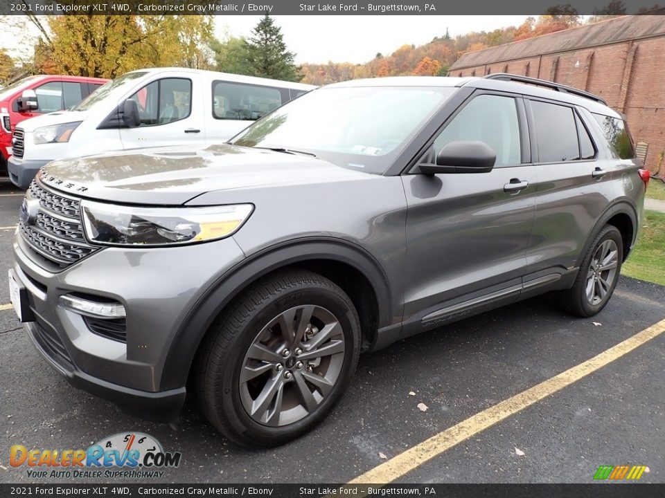 2021 Ford Explorer XLT 4WD Carbonized Gray Metallic / Ebony Photo #1