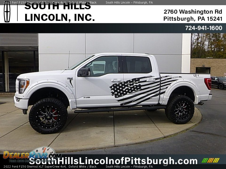 2022 Ford F150 Sherrod XLT SuperCrew 4x4 Oxford White / Black Photo #1