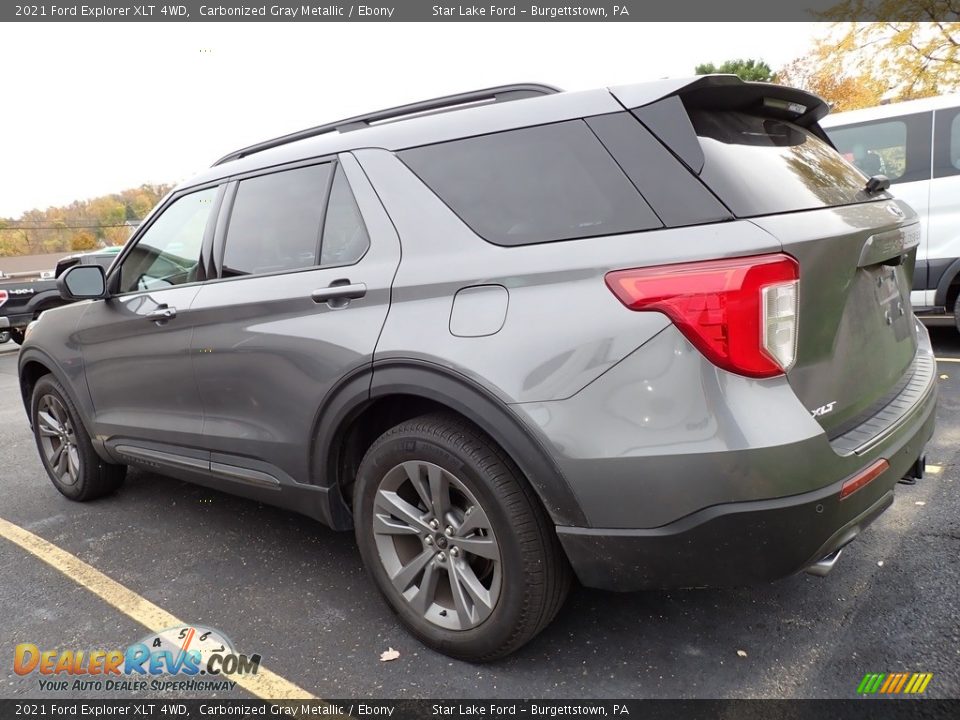 2021 Ford Explorer XLT 4WD Carbonized Gray Metallic / Ebony Photo #2