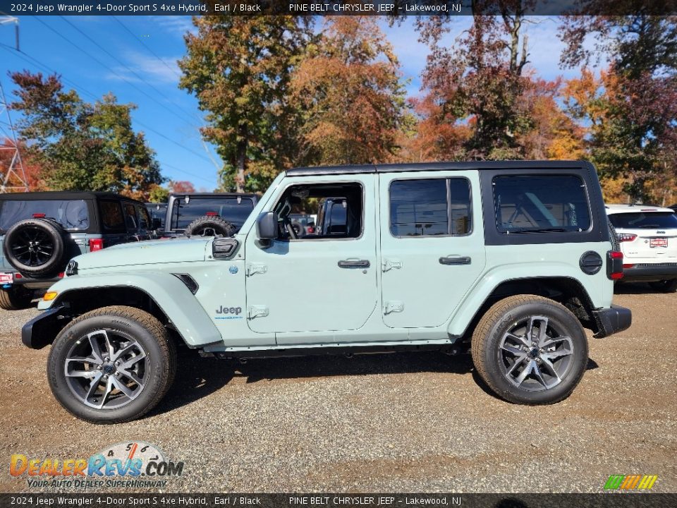 2024 Jeep Wrangler 4-Door Sport S 4xe Hybrid Earl / Black Photo #3