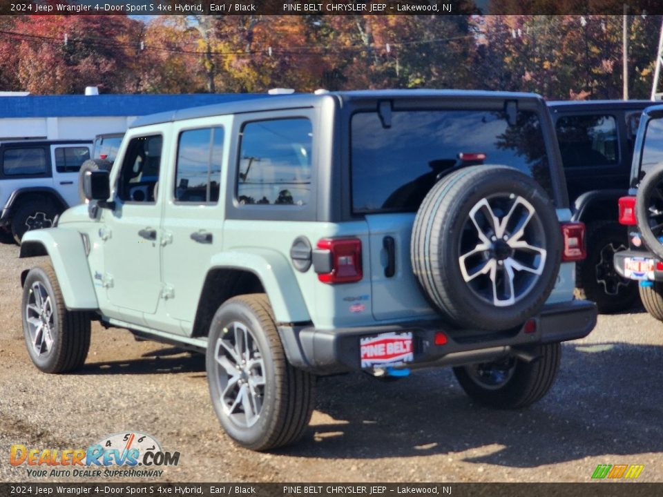 2024 Jeep Wrangler 4-Door Sport S 4xe Hybrid Earl / Black Photo #4