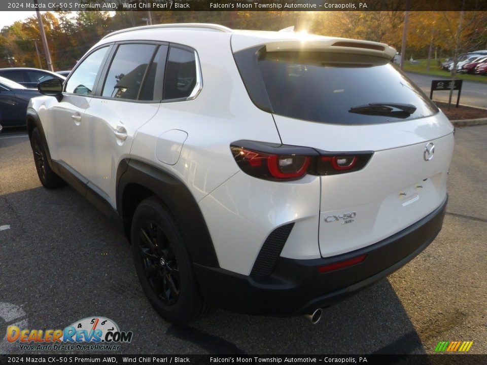 2024 Mazda CX-50 S Premium AWD Wind Chill Pearl / Black Photo #5