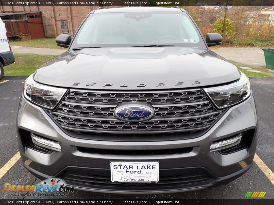 2021 Ford Explorer XLT 4WD Carbonized Gray Metallic / Ebony Photo #5