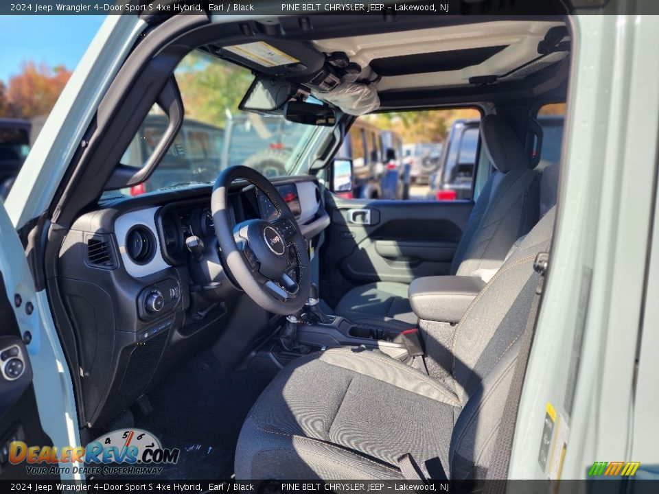 2024 Jeep Wrangler 4-Door Sport S 4xe Hybrid Earl / Black Photo #9