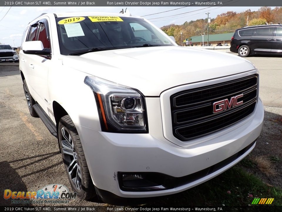 2019 GMC Yukon SLT 4WD Summit White / Jet Black Photo #4