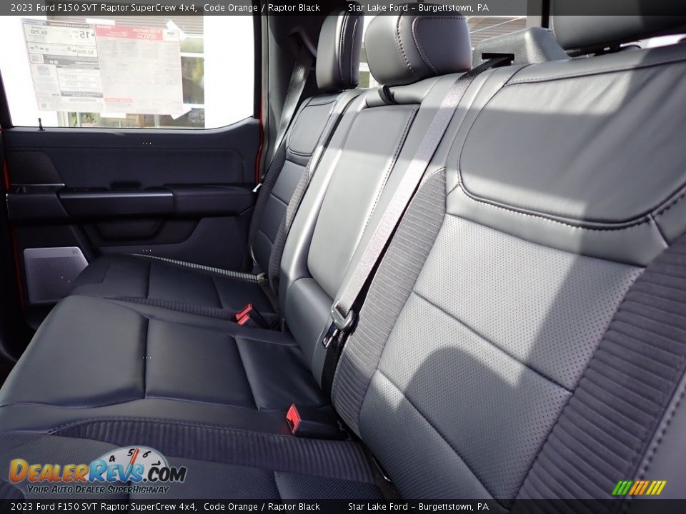 Rear Seat of 2023 Ford F150 SVT Raptor SuperCrew 4x4 Photo #11