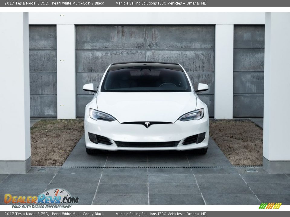 Pearl White Multi-Coat 2017 Tesla Model S 75D Photo #4