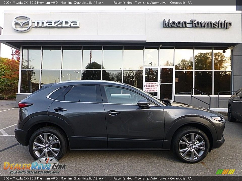 2024 Mazda CX-30 S Premium AWD Machine Gray Metallic / Black Photo #1