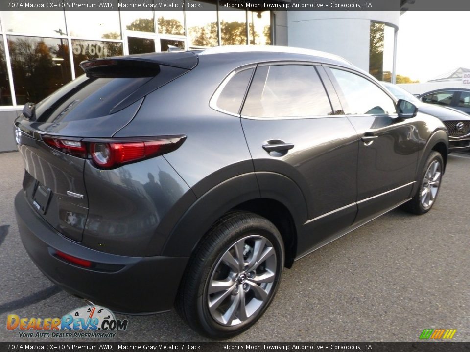 Machine Gray Metallic 2024 Mazda CX-30 S Premium AWD Photo #2