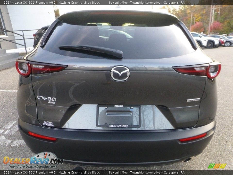 Machine Gray Metallic 2024 Mazda CX-30 S Premium AWD Photo #3