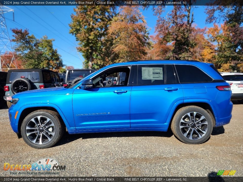 Hydro Blue Pearl 2024 Jeep Grand Cherokee Overland 4x4 Photo #3