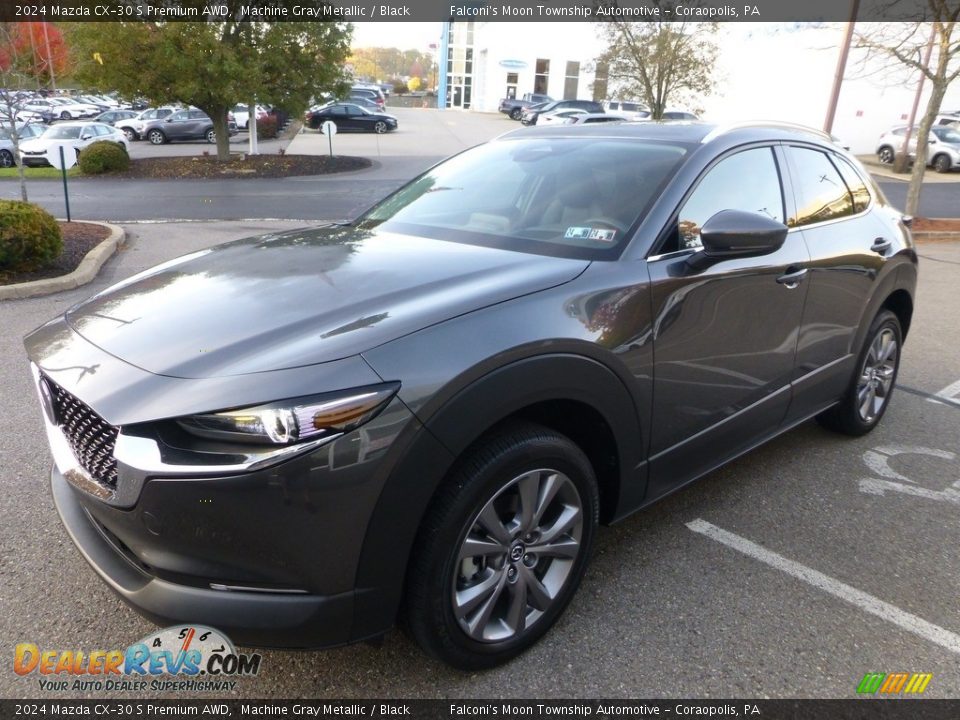 Machine Gray Metallic 2024 Mazda CX-30 S Premium AWD Photo #7