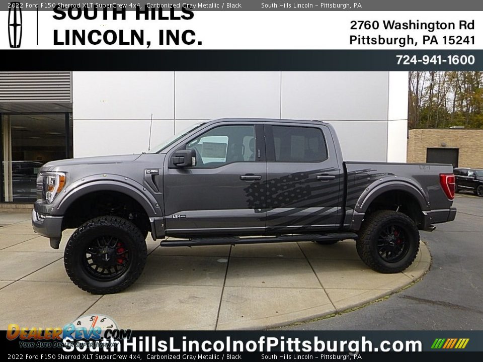 2022 Ford F150 Sherrod XLT SuperCrew 4x4 Carbonized Gray Metallic / Black Photo #1