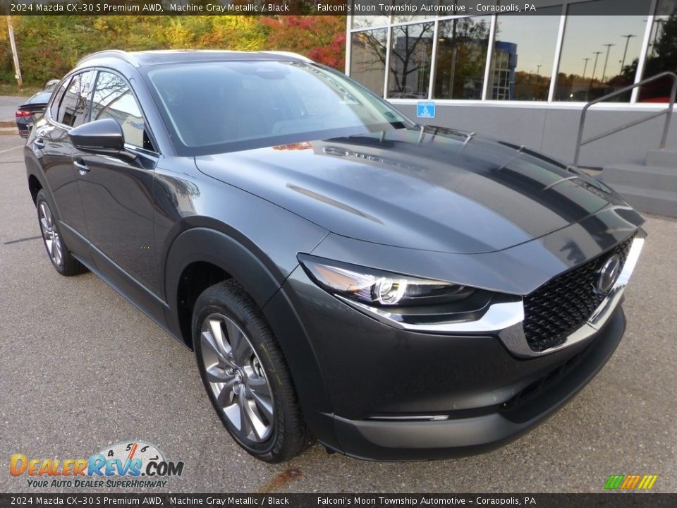 Front 3/4 View of 2024 Mazda CX-30 S Premium AWD Photo #9