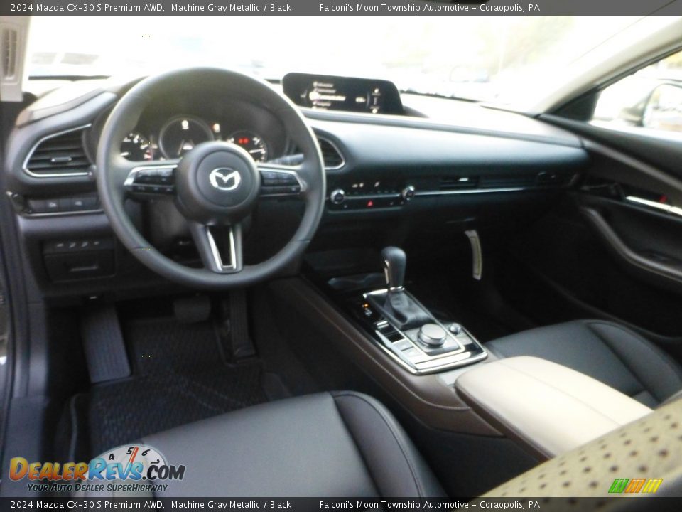 Black Interior - 2024 Mazda CX-30 S Premium AWD Photo #13