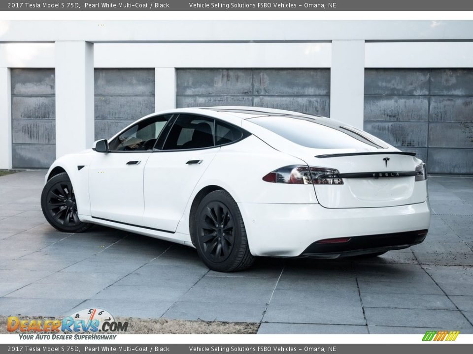 Pearl White Multi-Coat 2017 Tesla Model S 75D Photo #21