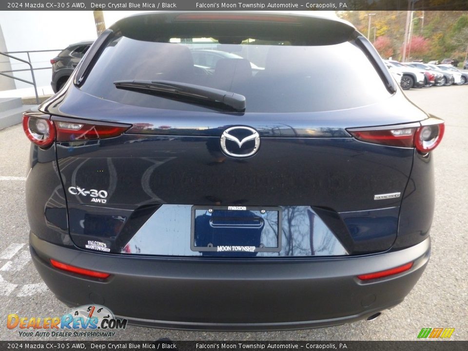 2024 Mazda CX-30 S AWD Deep Crystal Blue Mica / Black Photo #3