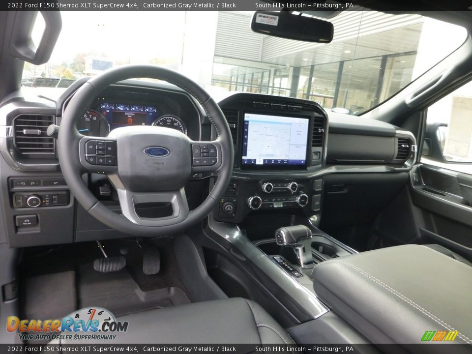 Black Interior - 2022 Ford F150 Sherrod XLT SuperCrew 4x4 Photo #17
