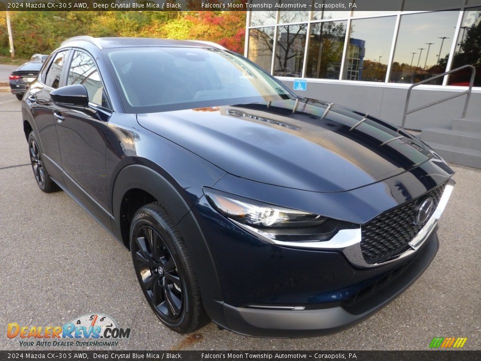 Deep Crystal Blue Mica 2024 Mazda CX-30 S AWD Photo #9