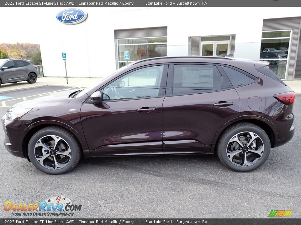 Cinnabar Red Metallic 2023 Ford Escape ST-Line Select AWD Photo #2