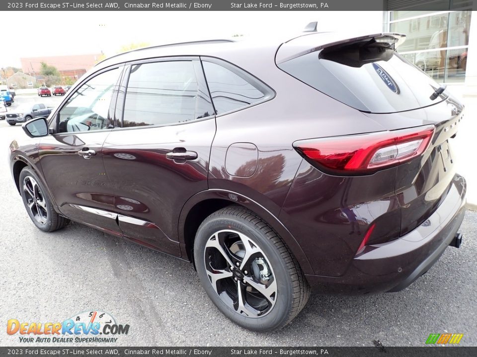 Cinnabar Red Metallic 2023 Ford Escape ST-Line Select AWD Photo #3