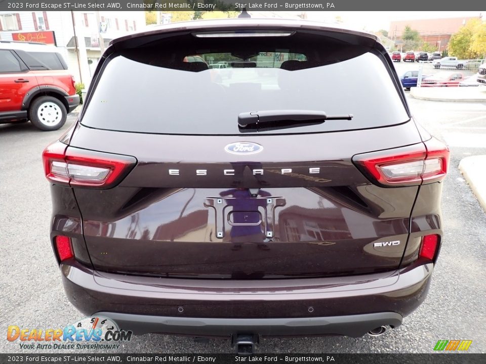 Cinnabar Red Metallic 2023 Ford Escape ST-Line Select AWD Photo #4