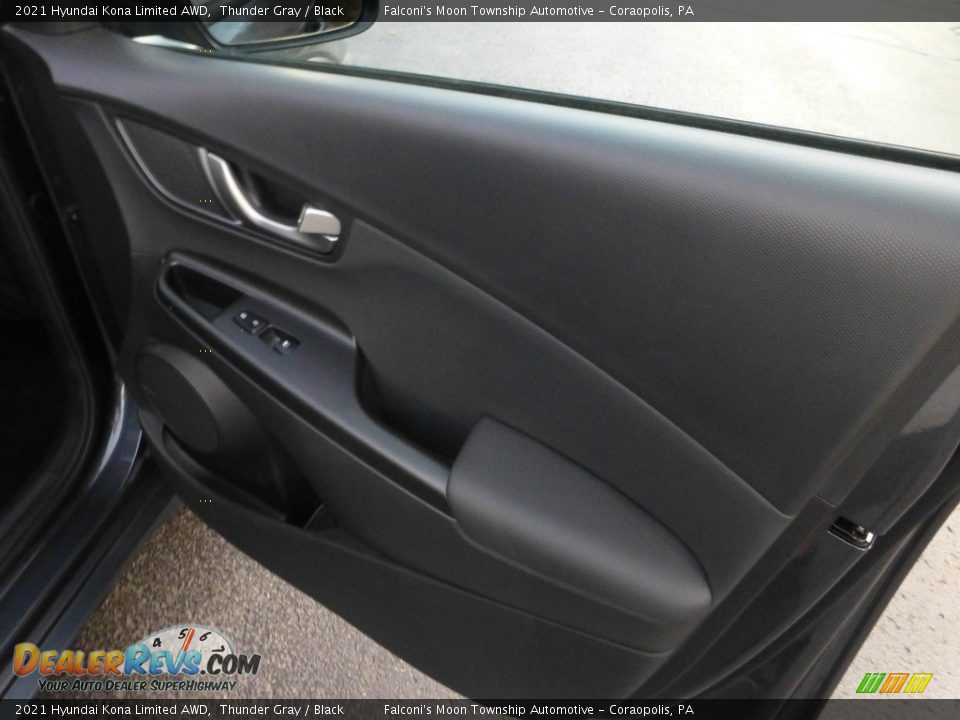 2021 Hyundai Kona Limited AWD Thunder Gray / Black Photo #14