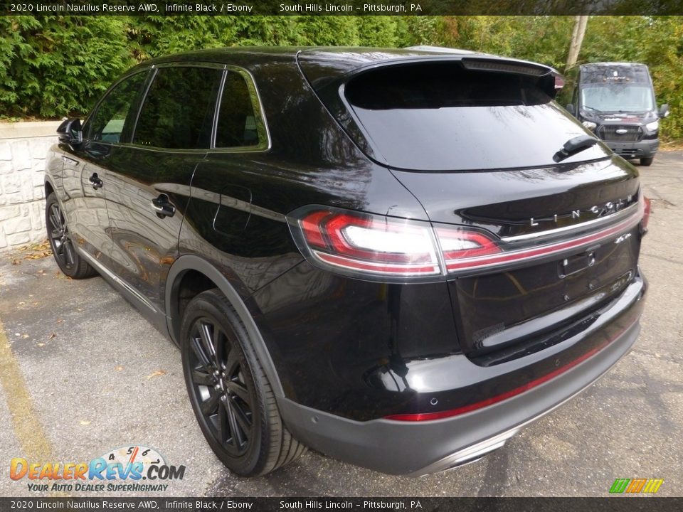2020 Lincoln Nautilus Reserve AWD Infinite Black / Ebony Photo #4