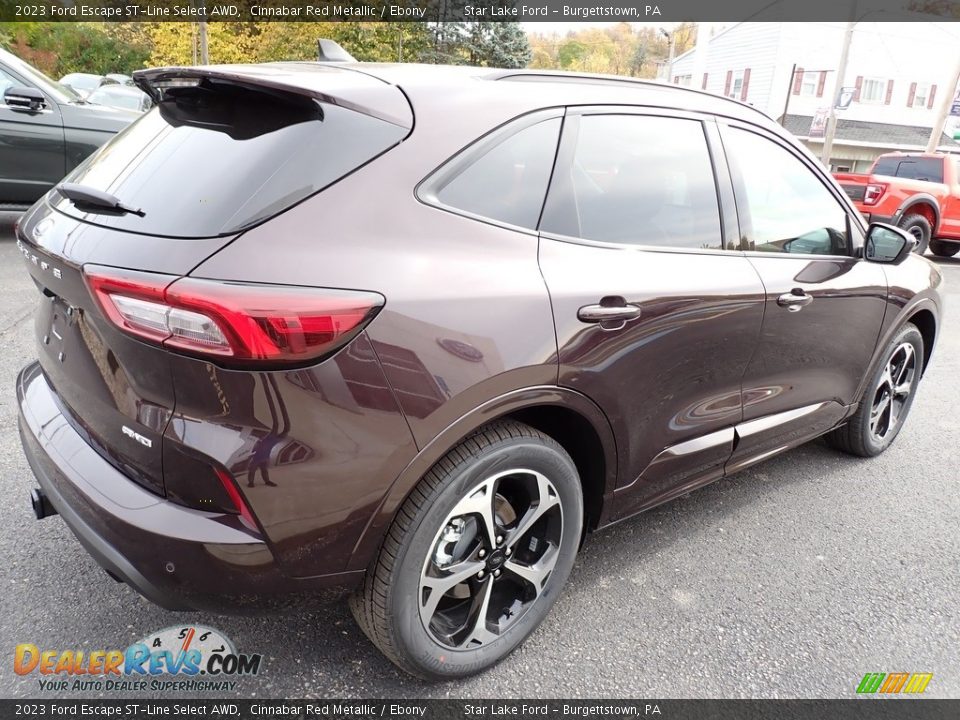 Cinnabar Red Metallic 2023 Ford Escape ST-Line Select AWD Photo #7