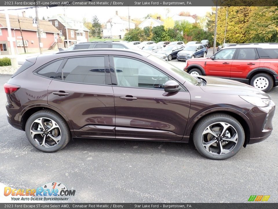 Cinnabar Red Metallic 2023 Ford Escape ST-Line Select AWD Photo #8