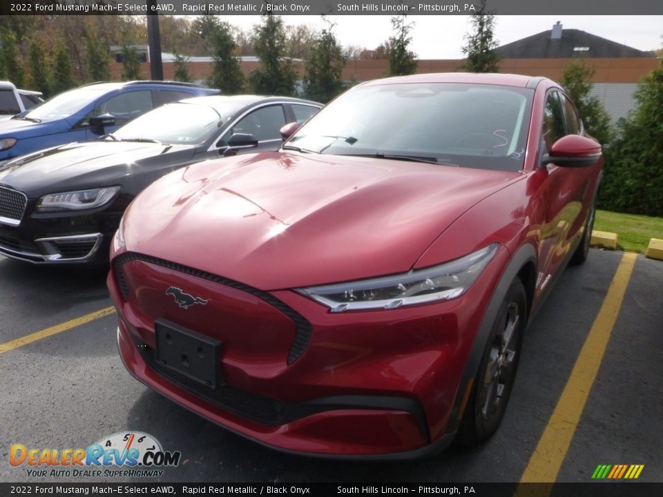 2022 Ford Mustang Mach-E Select eAWD Rapid Red Metallic / Black Onyx Photo #1