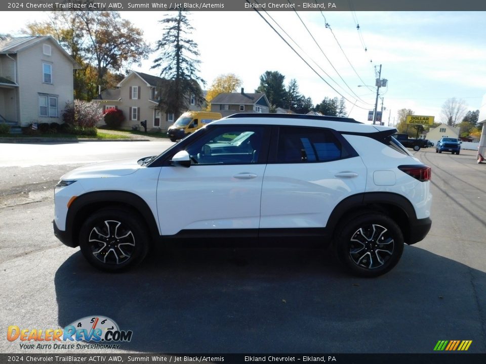 2024 Chevrolet Trailblazer ACTIV AWD Summit White / Jet Black/Artemis Photo #8