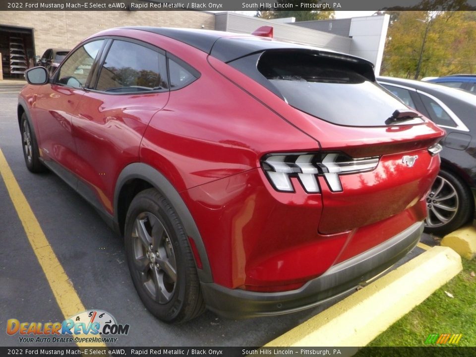 2022 Ford Mustang Mach-E Select eAWD Rapid Red Metallic / Black Onyx Photo #2