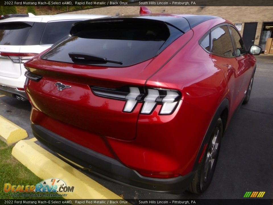 2022 Ford Mustang Mach-E Select eAWD Rapid Red Metallic / Black Onyx Photo #4