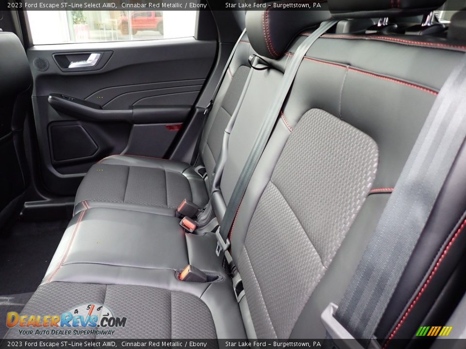 Rear Seat of 2023 Ford Escape ST-Line Select AWD Photo #12