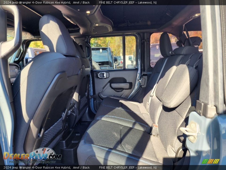 2024 Jeep Wrangler 4-Door Rubicon 4xe Hybrid Anvil / Black Photo #7