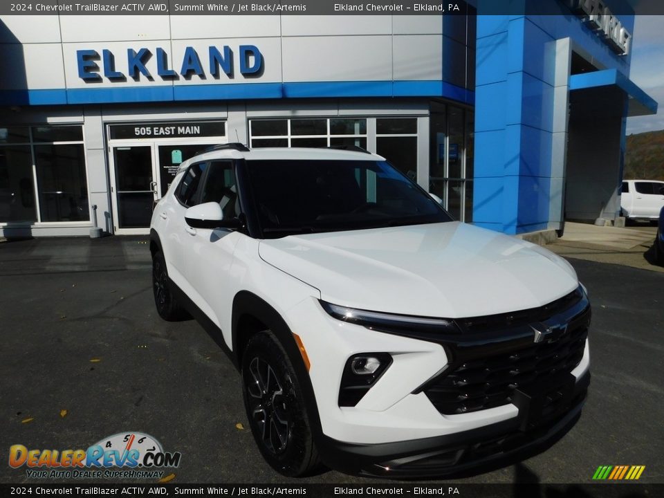 2024 Chevrolet TrailBlazer ACTIV AWD Summit White / Jet Black/Artemis Photo #12