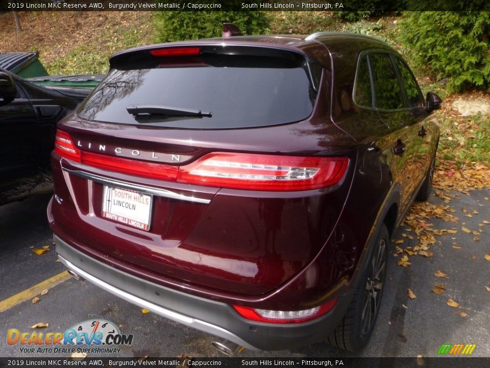 2019 Lincoln MKC Reserve AWD Burgundy Velvet Metallic / Cappuccino Photo #4