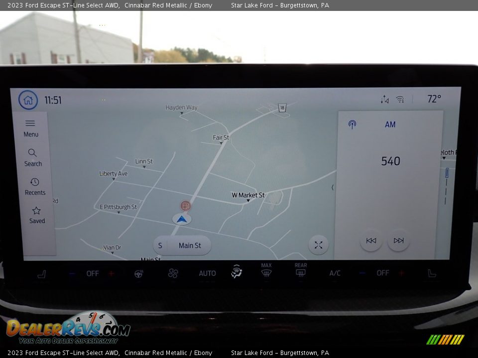 Navigation of 2023 Ford Escape ST-Line Select AWD Photo #18
