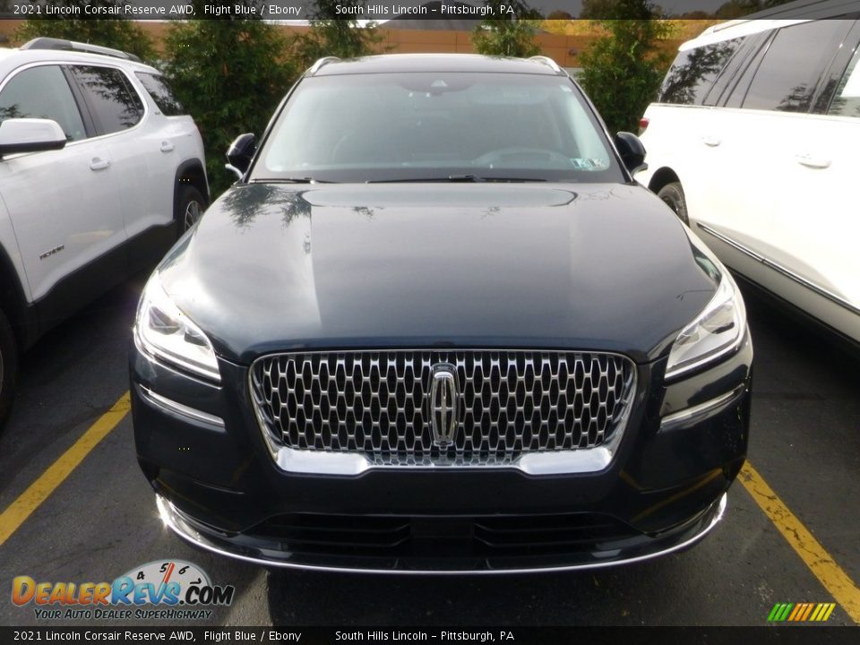 2021 Lincoln Corsair Reserve AWD Flight Blue / Ebony Photo #3