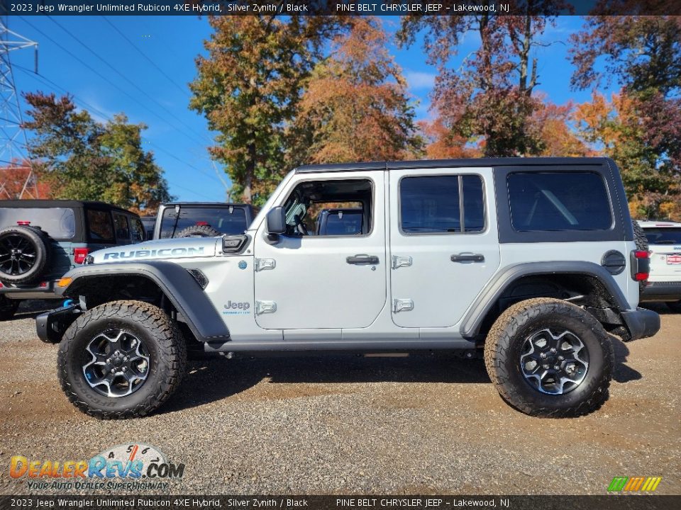 Silver Zynith 2023 Jeep Wrangler Unlimited Rubicon 4XE Hybrid Photo #3