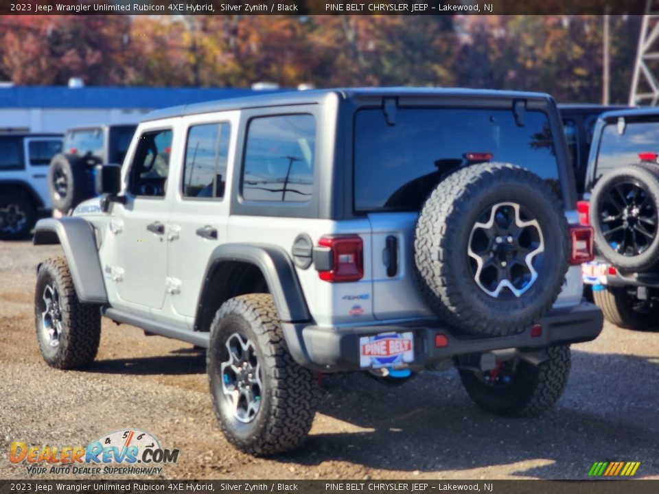 2023 Jeep Wrangler Unlimited Rubicon 4XE Hybrid Silver Zynith / Black Photo #4