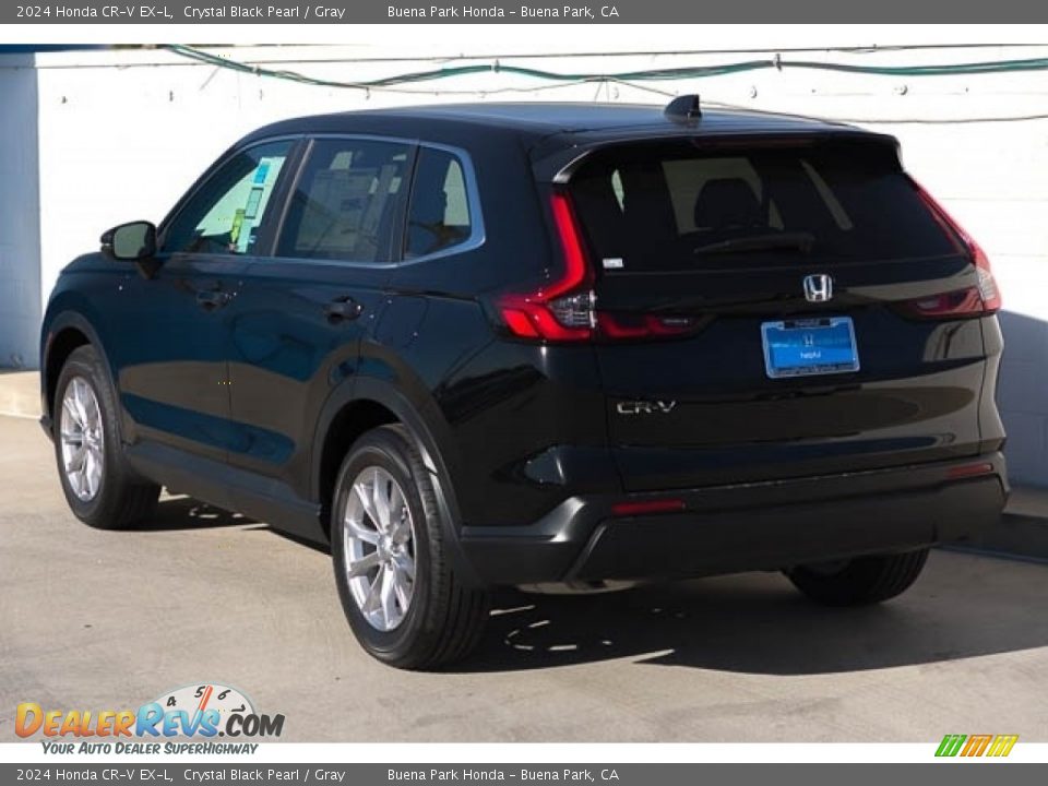 2024 Honda CR-V EX-L Crystal Black Pearl / Gray Photo #2