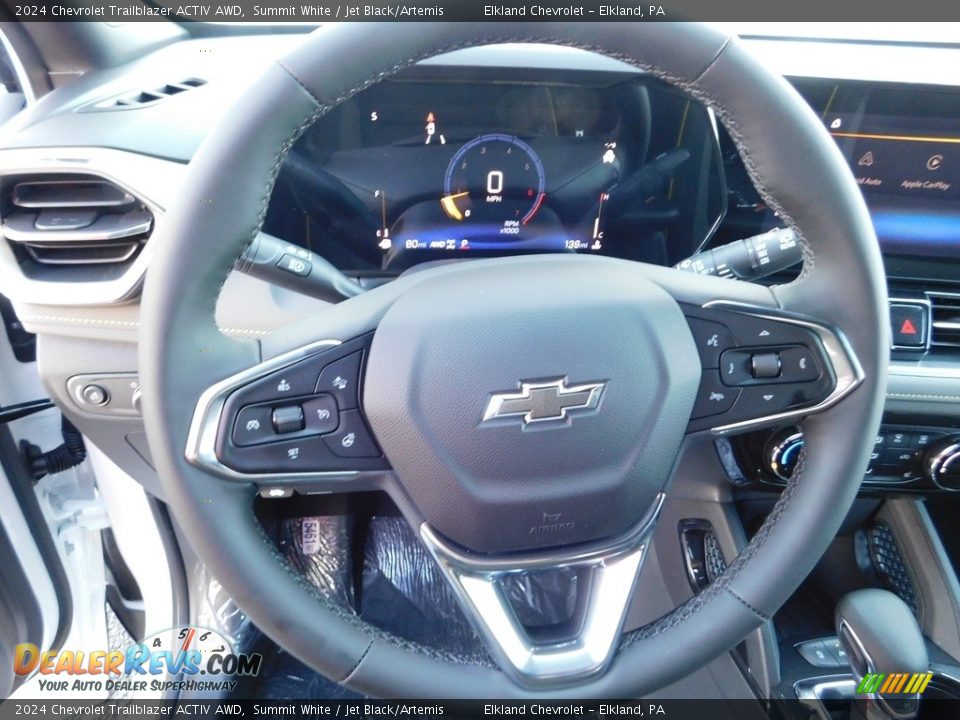 2024 Chevrolet Trailblazer ACTIV AWD Steering Wheel Photo #23