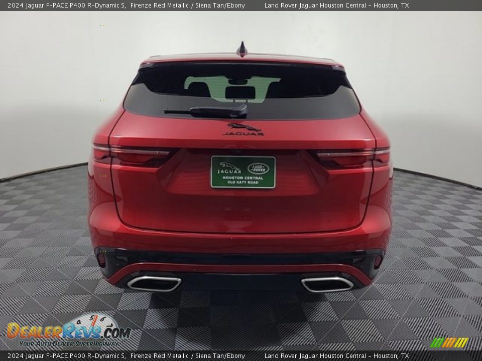 2024 Jaguar F-PACE P400 R-Dynamic S Firenze Red Metallic / Siena Tan/Ebony Photo #7