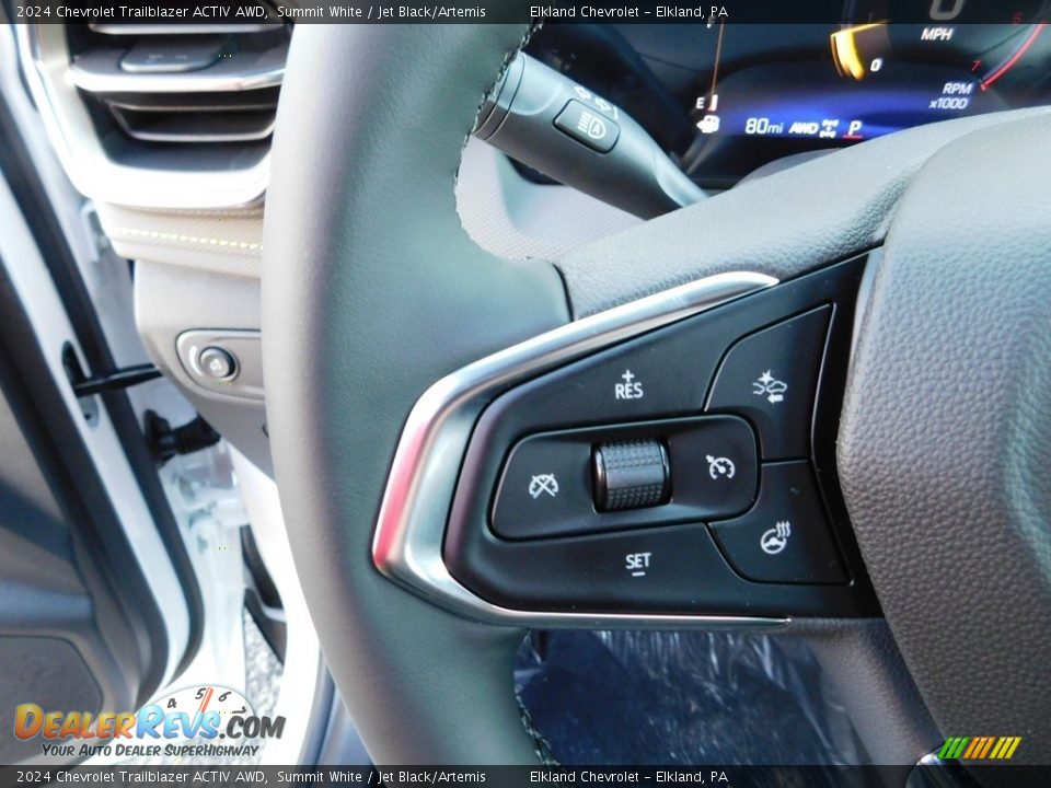 2024 Chevrolet Trailblazer ACTIV AWD Steering Wheel Photo #25
