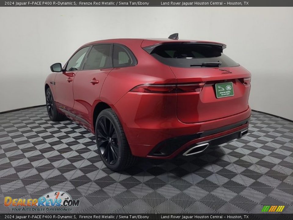 2024 Jaguar F-PACE P400 R-Dynamic S Firenze Red Metallic / Siena Tan/Ebony Photo #10