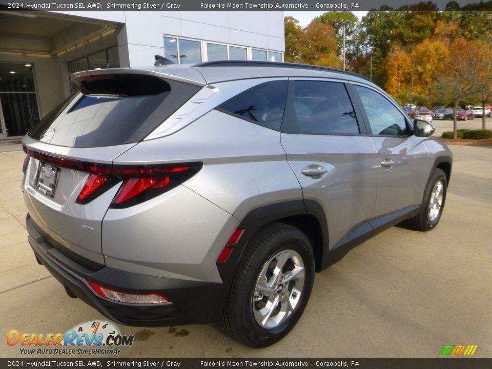 2024 Hyundai Tucson SEL AWD Shimmering Silver / Gray Photo #2