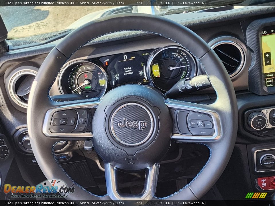 2023 Jeep Wrangler Unlimited Rubicon 4XE Hybrid Steering Wheel Photo #13