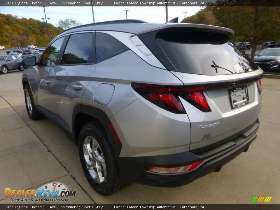 2024 Hyundai Tucson SEL AWD Shimmering Silver / Gray Photo #5